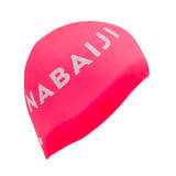 Swimming Cap Silicone Nabaiji Logo PINK