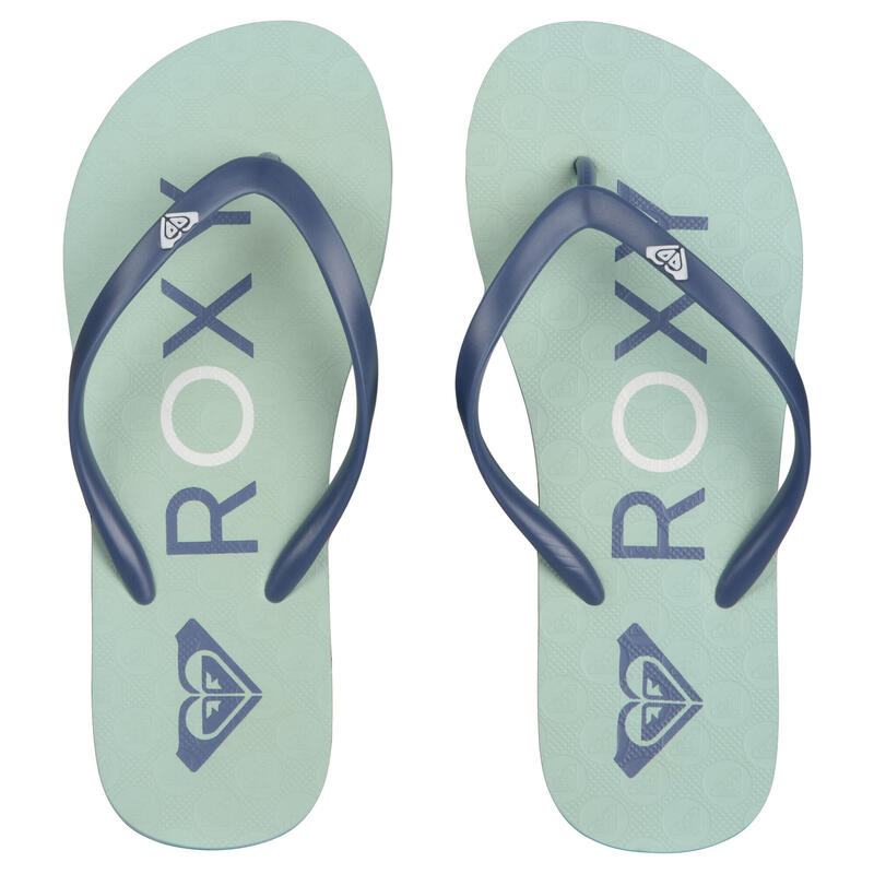 Chanclas playa Mujer Roxy dedo verde