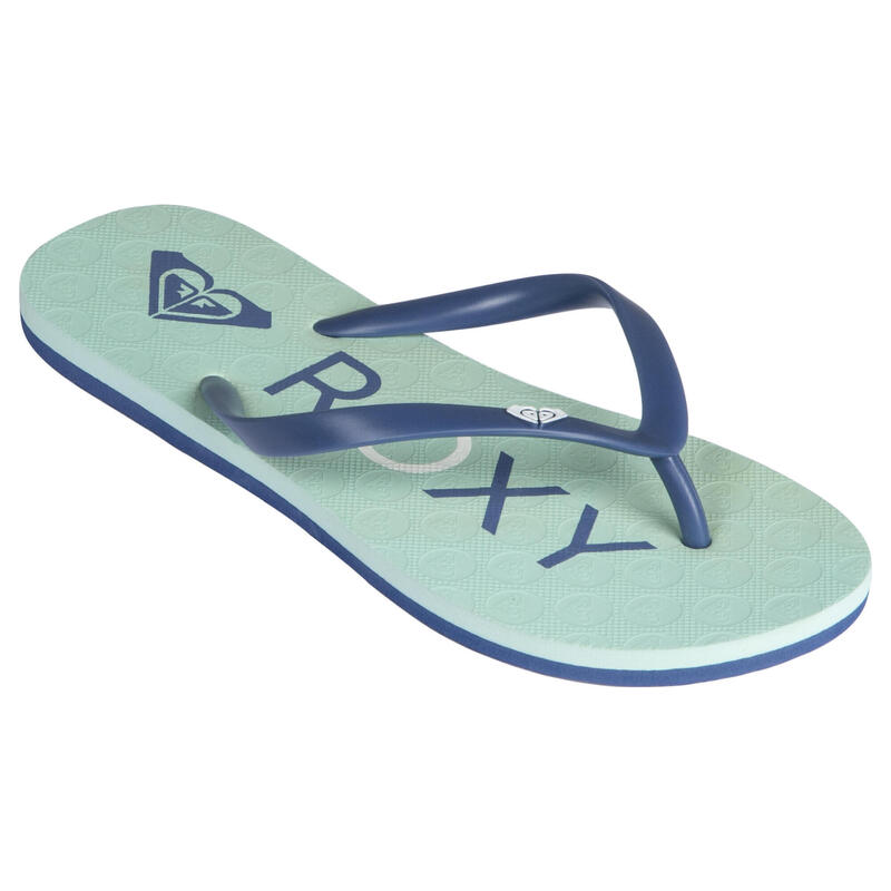 Zehensandalen Damen Roxy Sealetter grün/blau