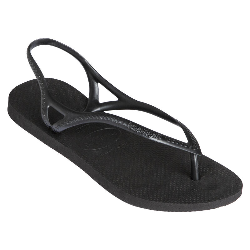 Slippers / sandalen voor dames zwart