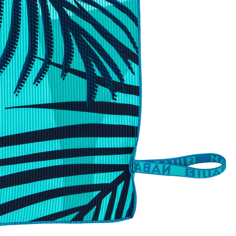 Swimming microfibre towel size XL 110 x 175 cm - printed stripes