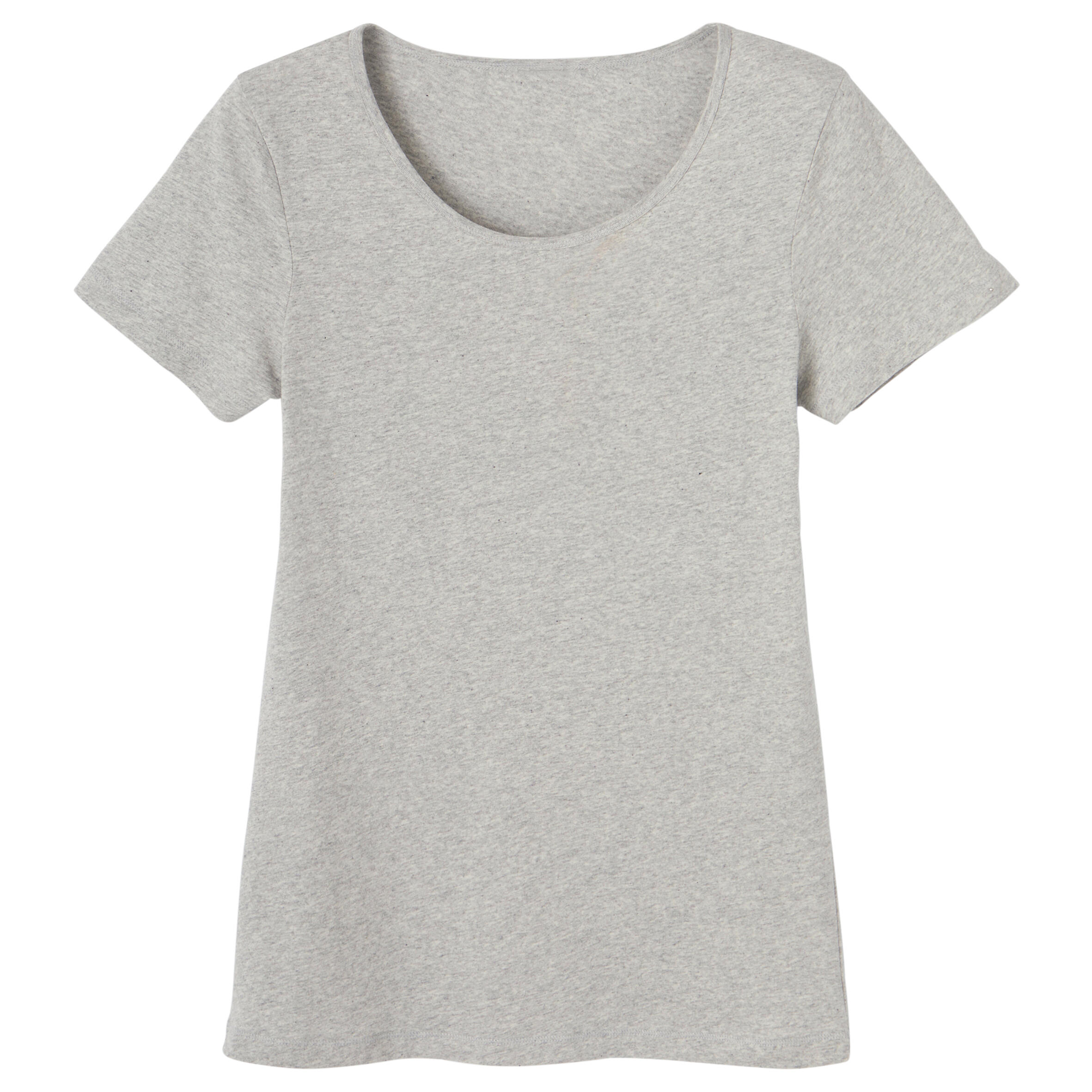Grey crew neck t shirt hot sale