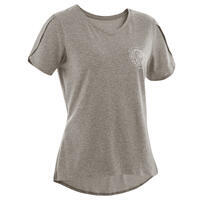 T-Shirt Coton Extensible Fitness Couvrant