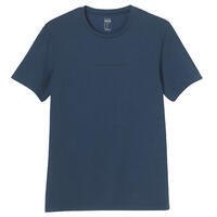 חולצת טי דקה ונמתחת לכושר - הדפס כחול