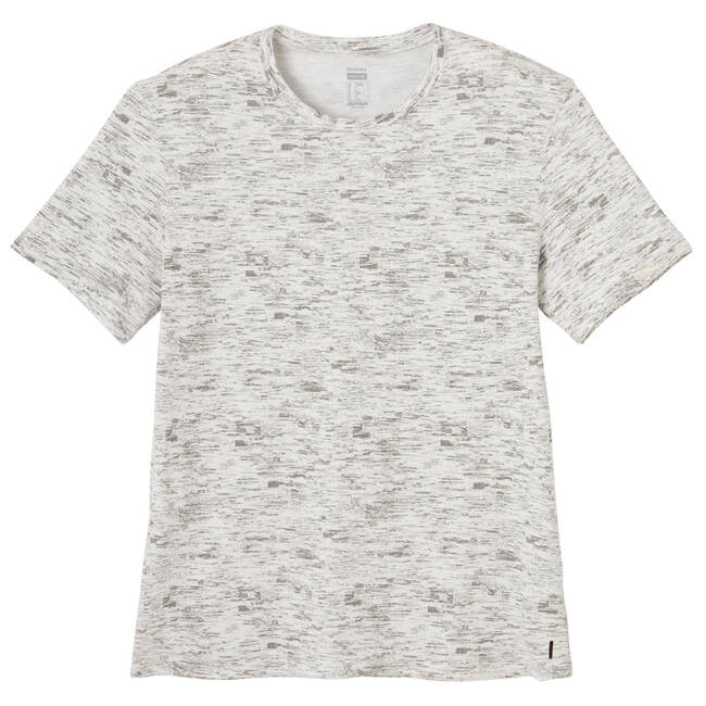 Logo Print Cotton T-shirt in White - Men