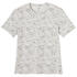 Men Tshirt For Gym Poly-Cotton 500- White Print