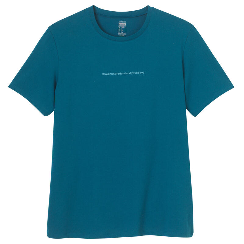 Футболка для фитнеса хлопковая эластичная Decathlon 329620