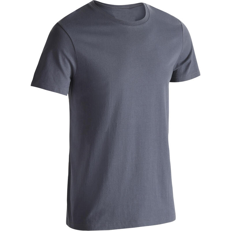 Tricou 100 Fitness Sportee Gri Bărbați 