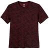 Men Tshirt For Gym Poly-Cotton 500- Burgundy Print