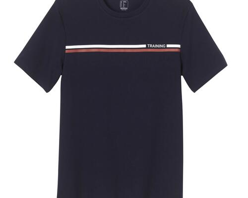 NYAMBA T-SHIRT CONF SLIM BLUE PRINT SS21