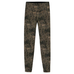 Shaping Cotton Fitness Leggings - Grey Print