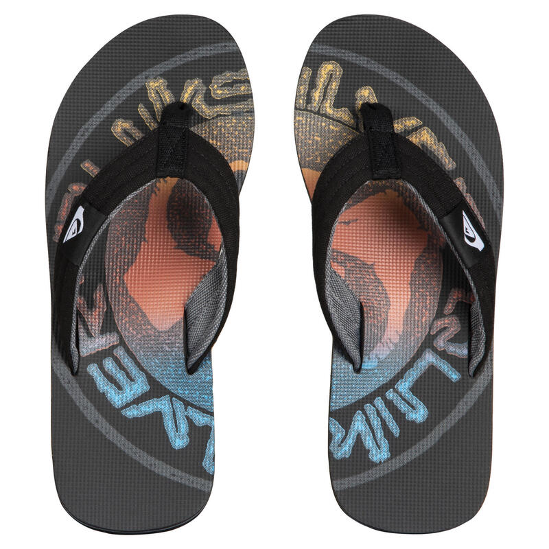 Chanclas playa Hombre Quiksilver dedo negro