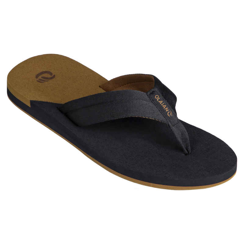 Men's FLIP-FLOPS 520 - Camel Blue - Decathlon