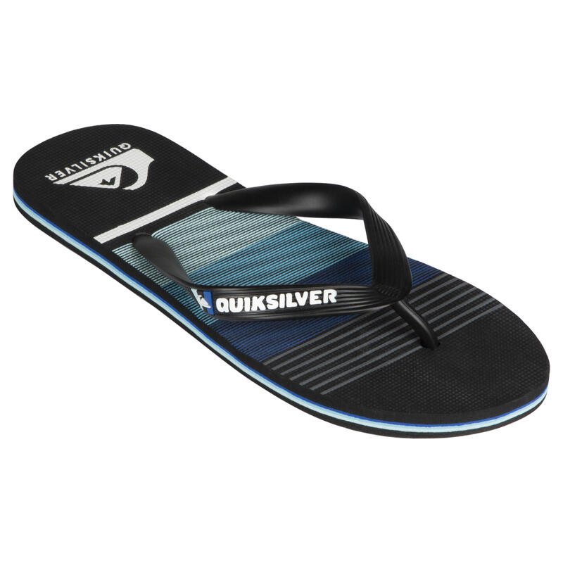 TONGS HOMME QUIKSILVER MOLOKAI Surface Noires Bleues