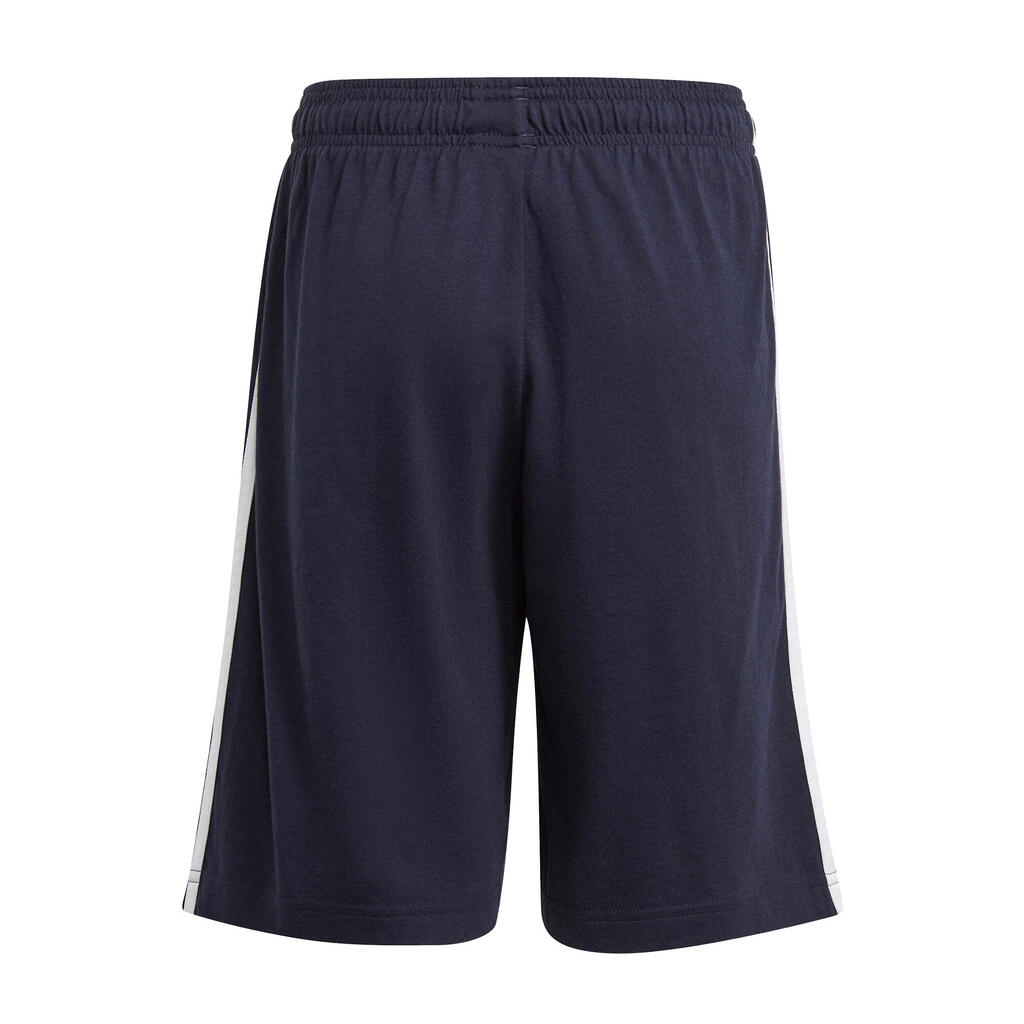 Shorts 3 Streifen Kinder marineblau