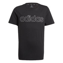 TEE SHIRT ADIDAS LINEAR NOIR GARCON