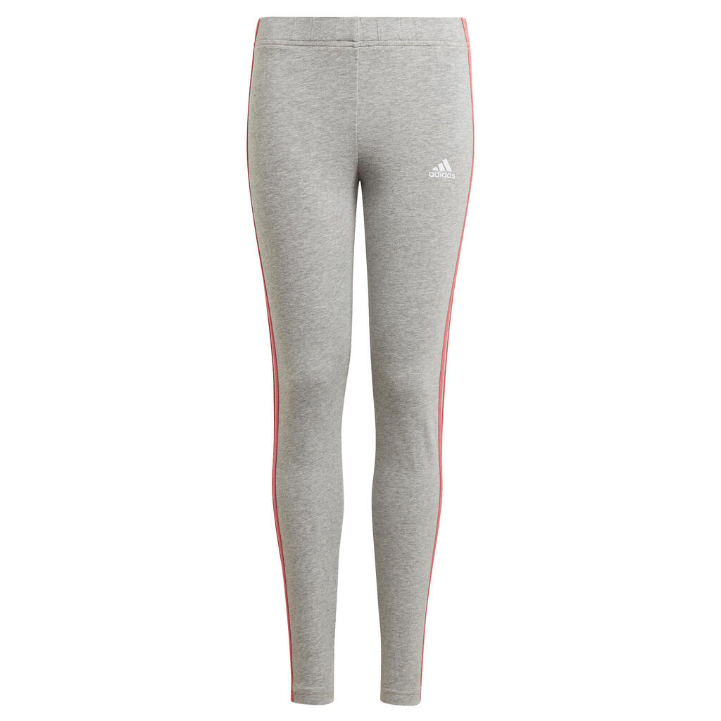 Girls' Cotton Leggings - Grey