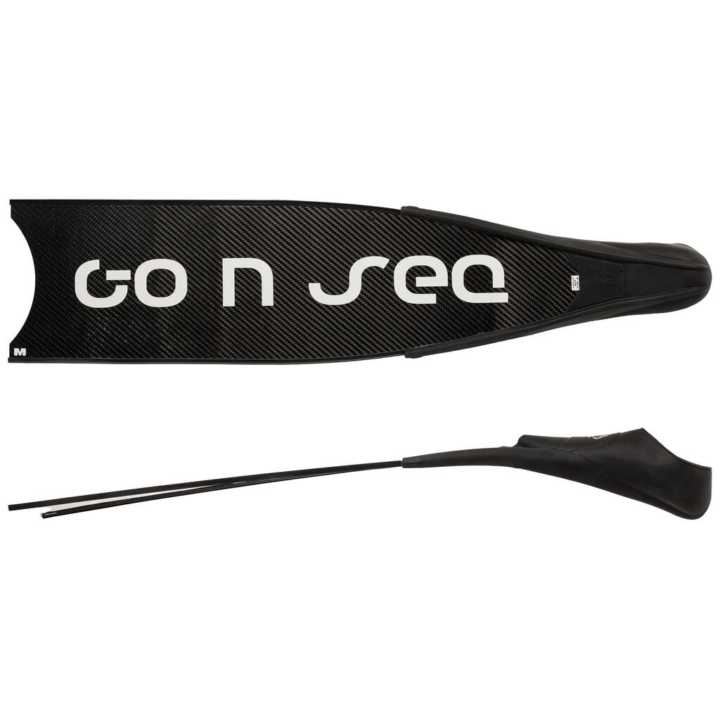 Flossen Freediving GO N SEA Bluedarck Carbonfaser