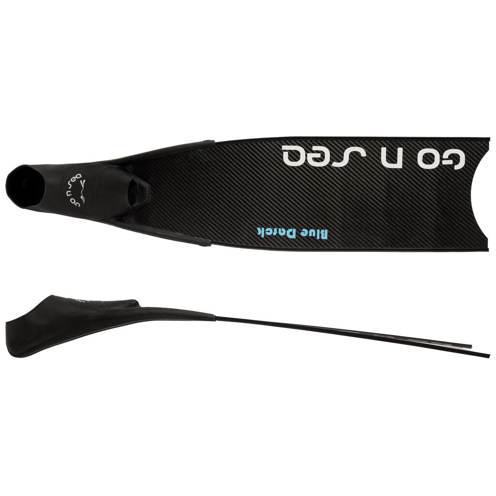 Flossen Freediving GO N SEA Bluedarck Carbonfaser