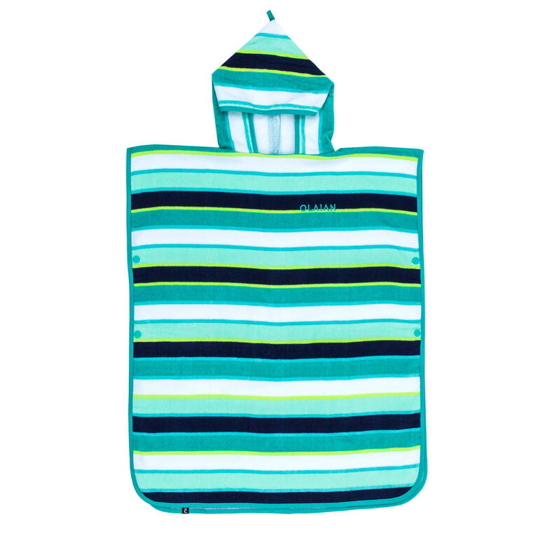 KIDS' SURFING PONCHO 500 (110 to 135 cm) Lines