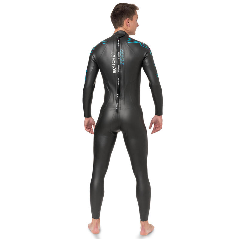 Dlouhá kombinéza na freediving Zento hladký neopren 2 mm