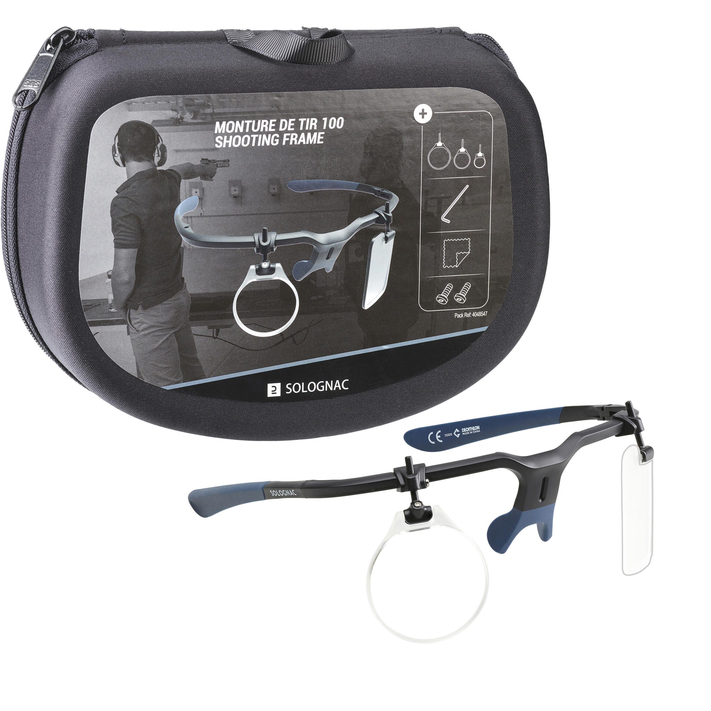 Ramă ochelari tir cu protecție pentru ochi și suport lentilăRamă ochelari 100 sporturi în natură La Oferta Online decathlon imagine La Oferta Online