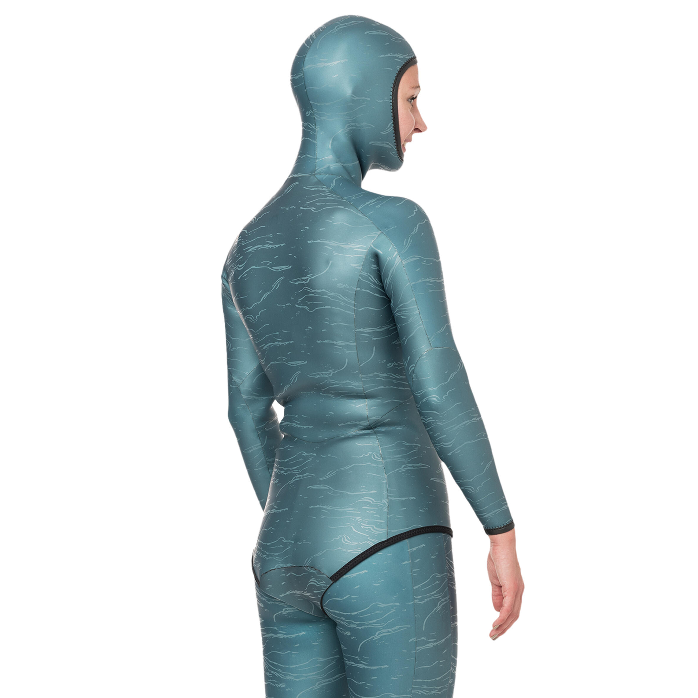 Women’s Freediving Wetsuit Jacket made of 3 mm glide skin neoprene 4/7