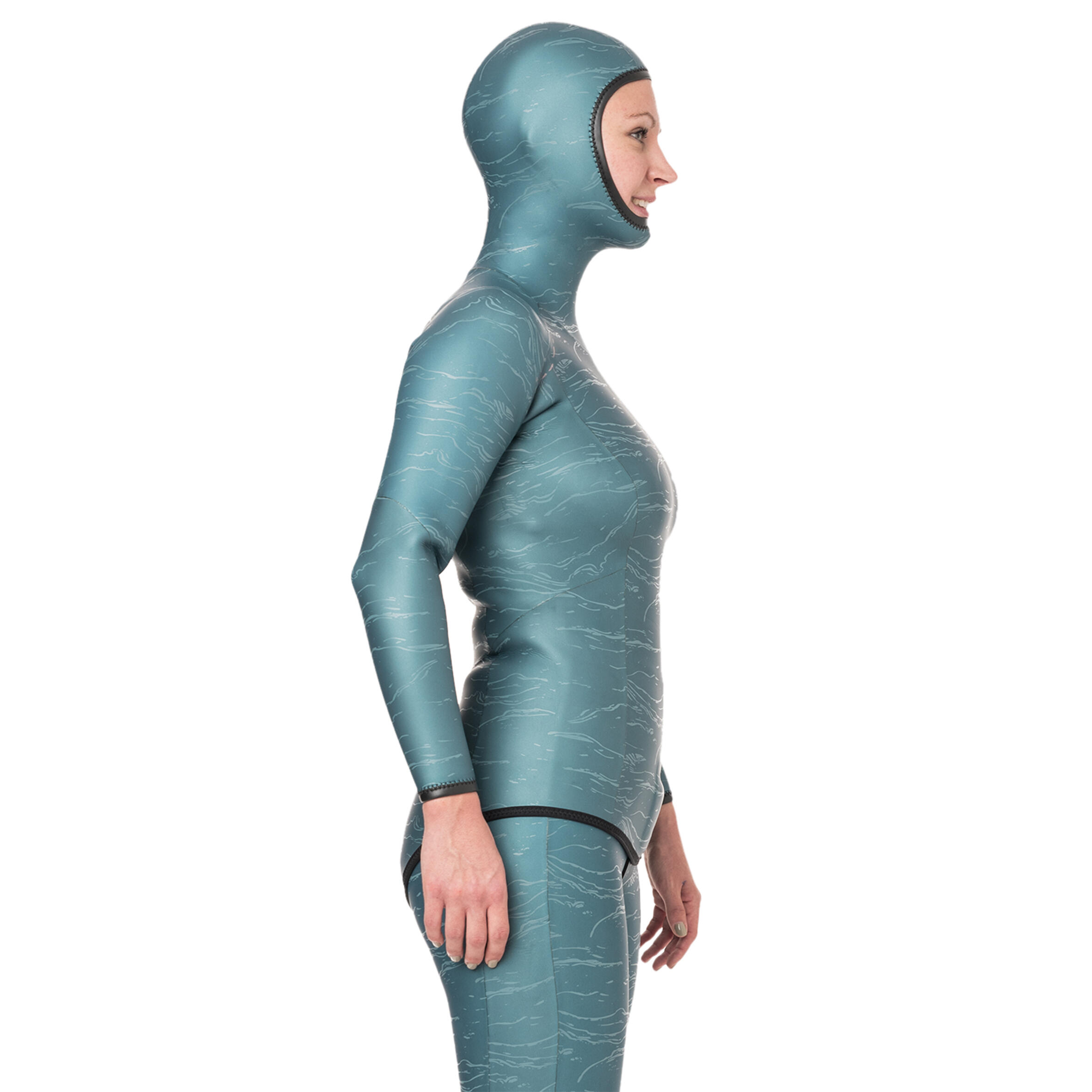 Women’s Freediving Wetsuit Jacket made of 3 mm glide skin neoprene 3/7