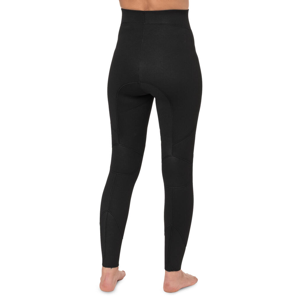 Womens APNEA INSTINCT 5mm trousers, split neoprene interior NYLON-lined exterior