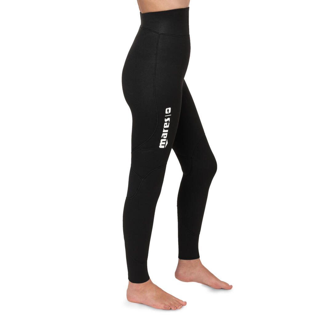 Womens APNEA INSTINCT 5mm trousers, split neoprene interior NYLON-lined exterior