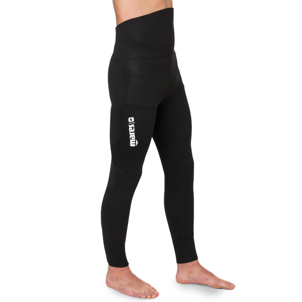 Men's APNEA INSTINCT 5mm trousers, split neoprene interior, NYLON-lined exterior