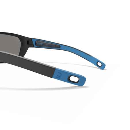 Sonnenbrille Segeln 500 schwimmfähig  polarisierend Kat. 3 Grösse M schwarz/blau
