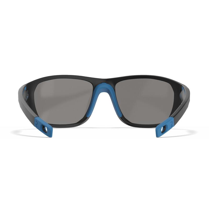 Sonnenbrille Segeln Damen/Herren schwimmfähig polarisierend 500 Grösse M schwarz