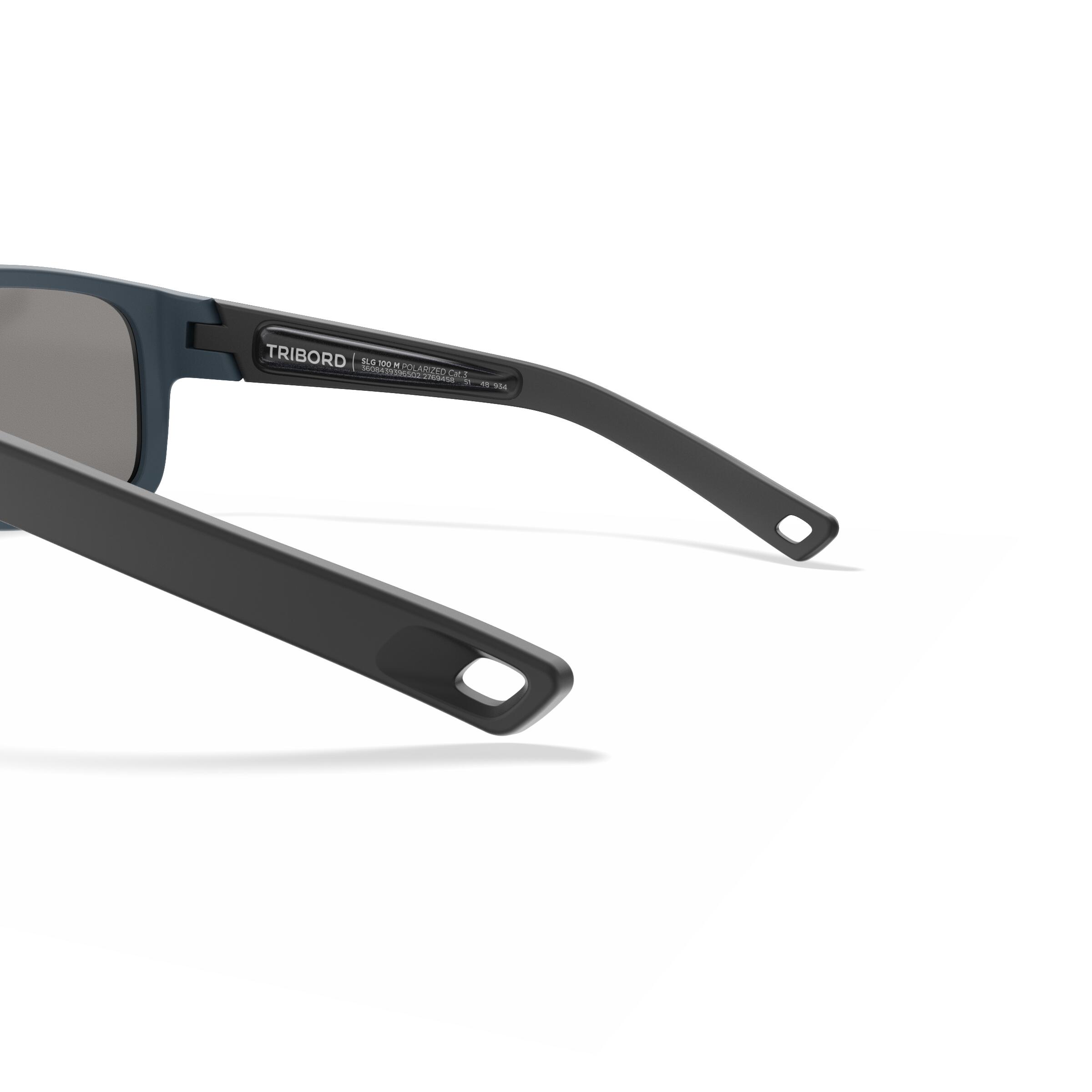 Adult sailing floating polarised sunglasses 100 size M - Petrol/black 9/16