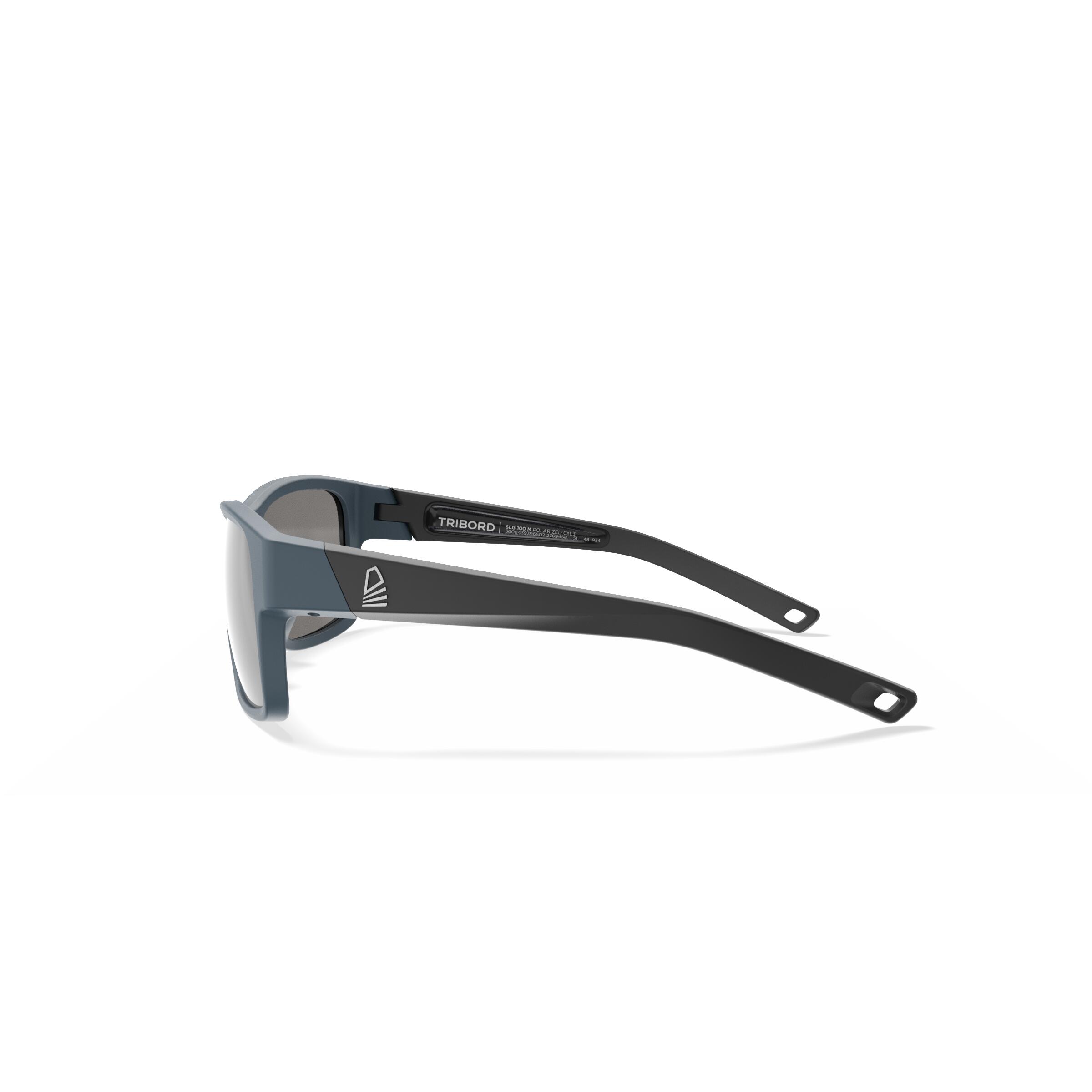 Adult sailing floating polarised sunglasses 100 size M - Petrol/black 3/16