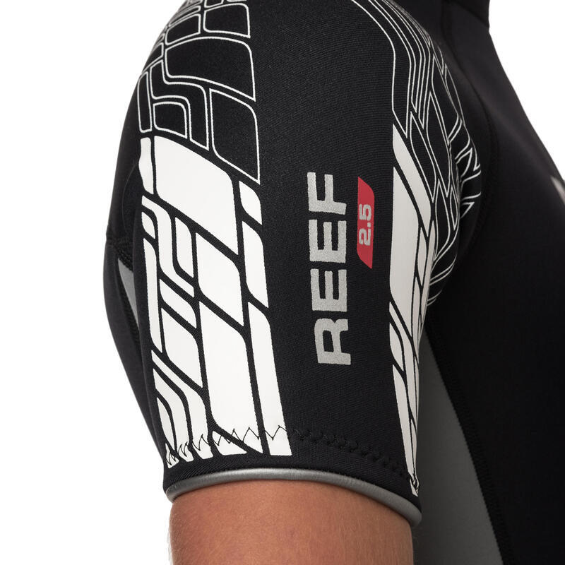 Shorty neoprene Plongée MARES Homme néoprène 2,5mm - REEF noir/gris