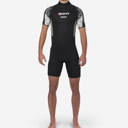 Shorty neoprene Plongée MARES Homme néoprène 2,5mm - REEF noir/gris