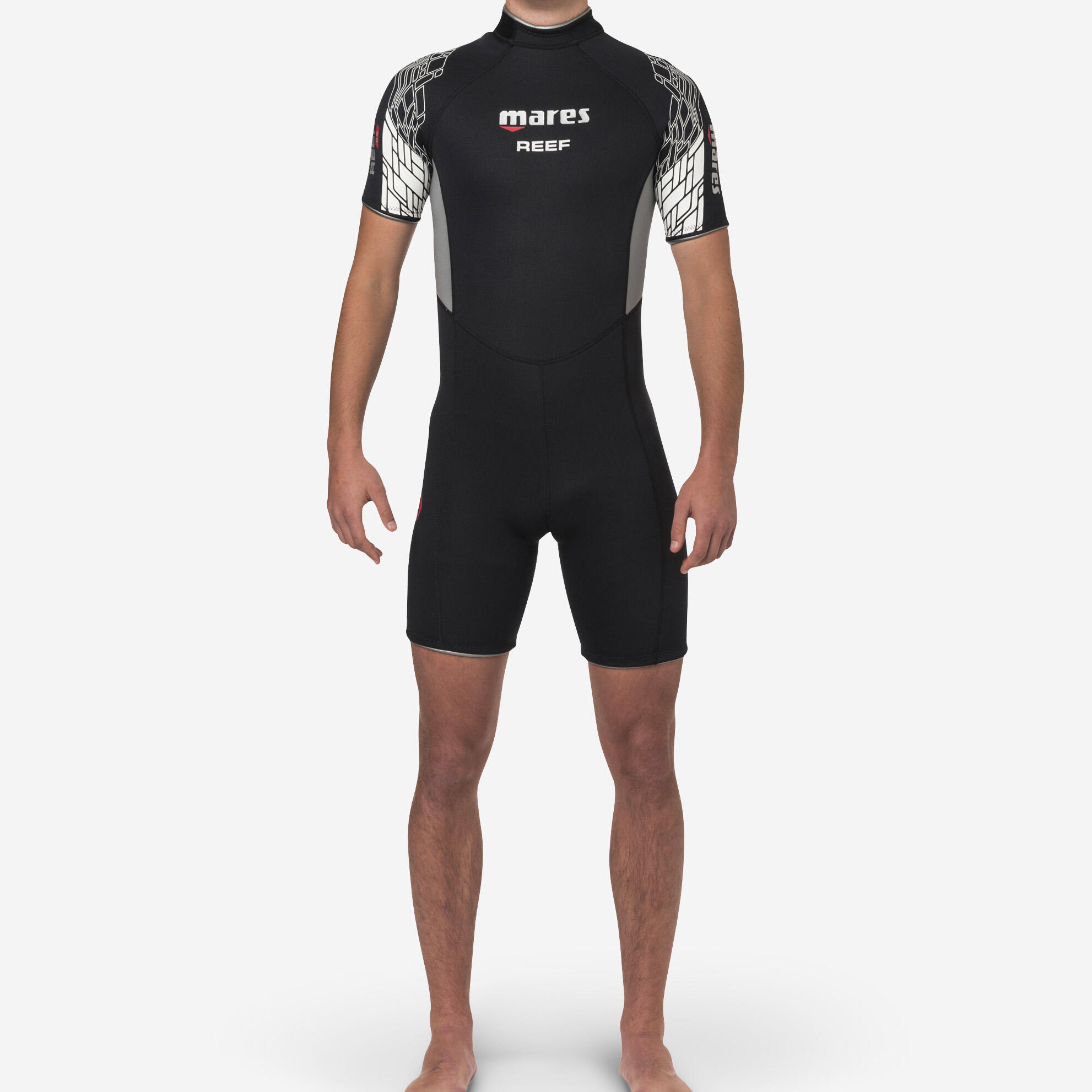 MARES Neoprenshorty Herren 2.5 mm Tauchen – Reef schwarz/grau | 00194151025910 MARES Neoprenshorty Herren 2.5 mm Tauchen – Reef schwarz/grau | 00194151025910