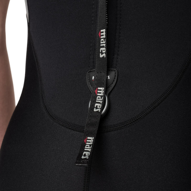 Neoprenshorty Tauchen Herren 2,5 mm Mares Reef schwarz/grau