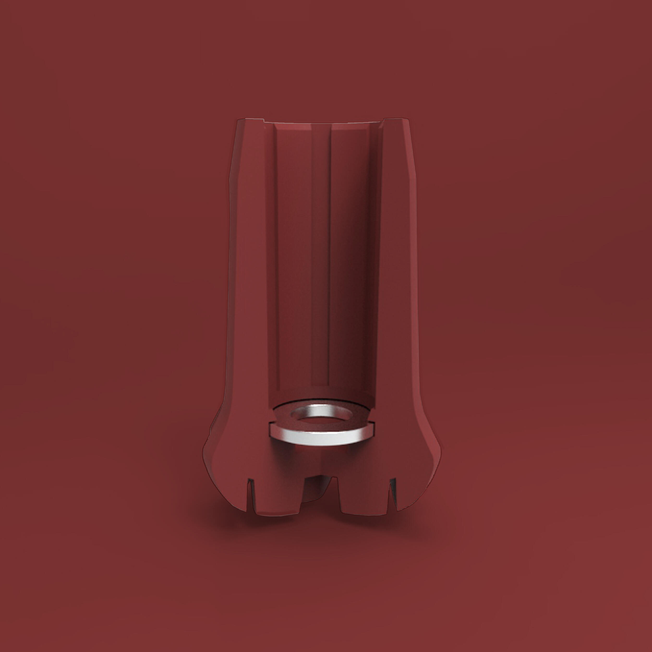 Hiking Pole Cap x 2 - Red - FORCLAZ
