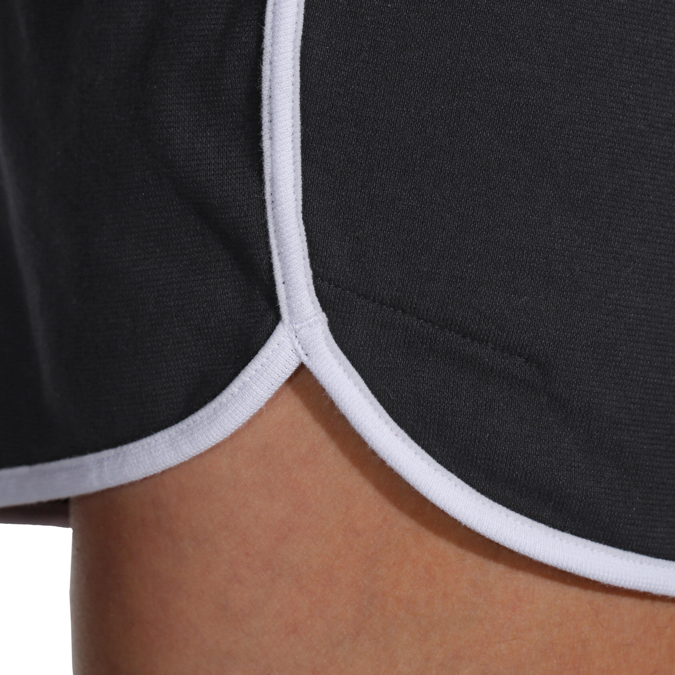 V100 Women's Volleyball Shorts - Black White 2/6