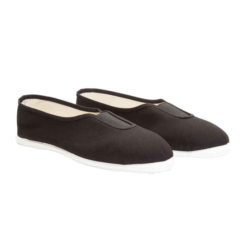 Gymnastikschuhe Stoff Erwachsene schwarz Gymnastikschuhe Stoff Erwachsene schwarz
