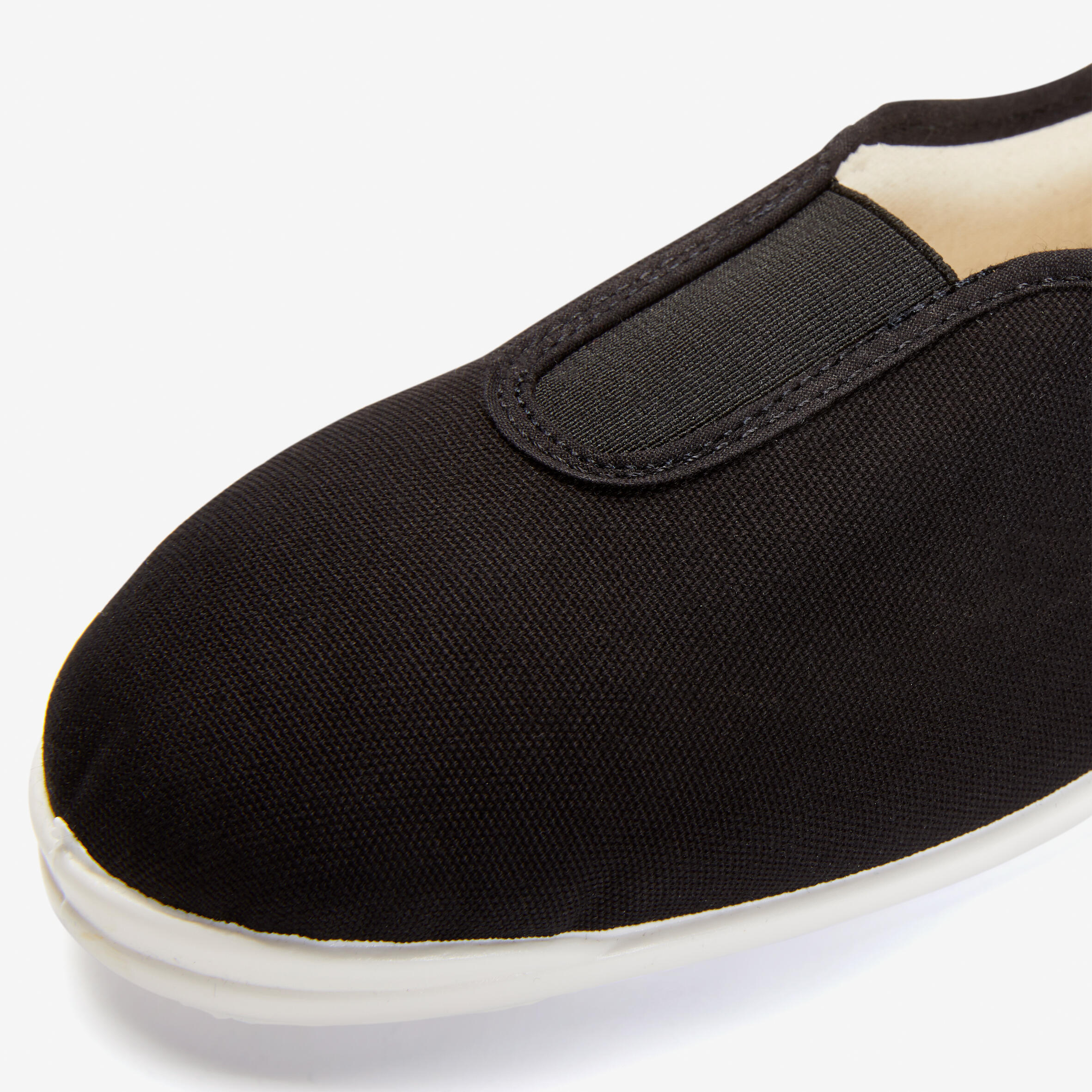 Adult Fabric Gym Shoes - Black 3/5