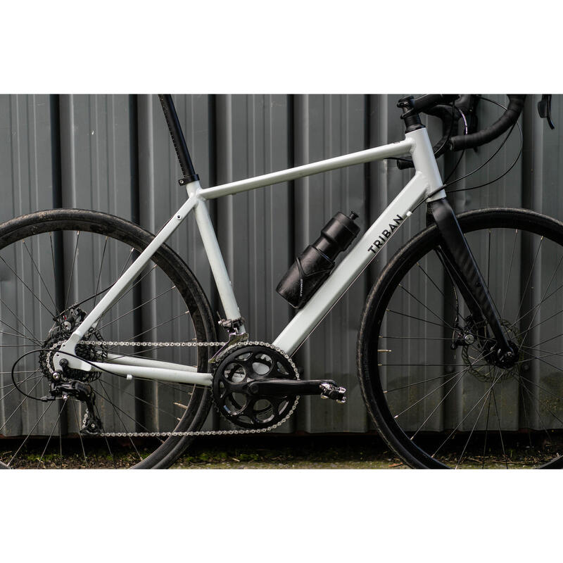 Second Hand - Bici da corsa Triban RC120 grigio chiaro - ECCELENTE