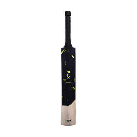 KIDS SOFT TENNIS BALL CRICKET BAT T 500 MAX JR BLACK