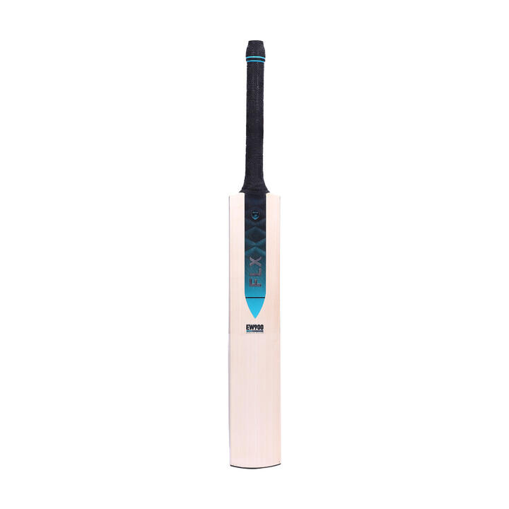 ADULT ADVANCED POWER GRADE 3 ENGLISH WILLOW CRICKET BAT EW 900 POWER TURQUOISE FLX Decathlon