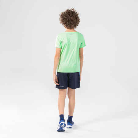 Short Baggy Running Atletismo AT 100 Niños Azul Marino