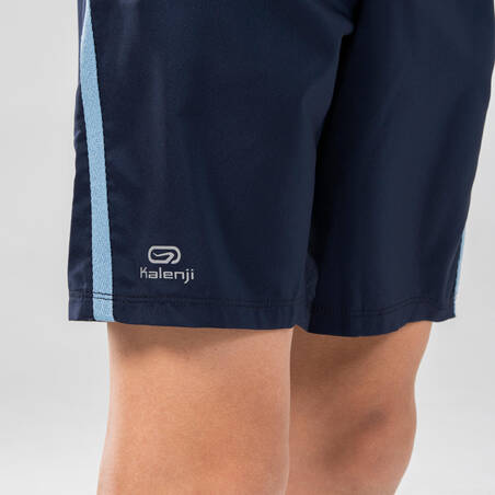 Kids' Baggy Running & Athletics Shorts AT 100 - Navy Blue