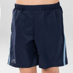 AT 100 Kids' Running and Athletics Baggy Shorts - Navy Blue