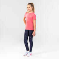 Kids' Short-Sleeved Breathable Athletics T-Shirt AT 100 - Pink
